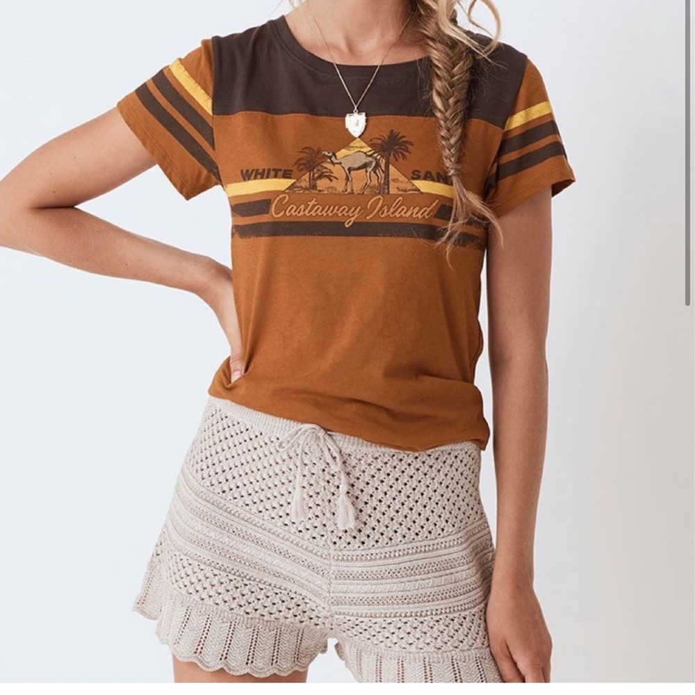 🤎💛🧡Spell and the Gypsy Collective retro vintage style tee, size M🧡💛🤎